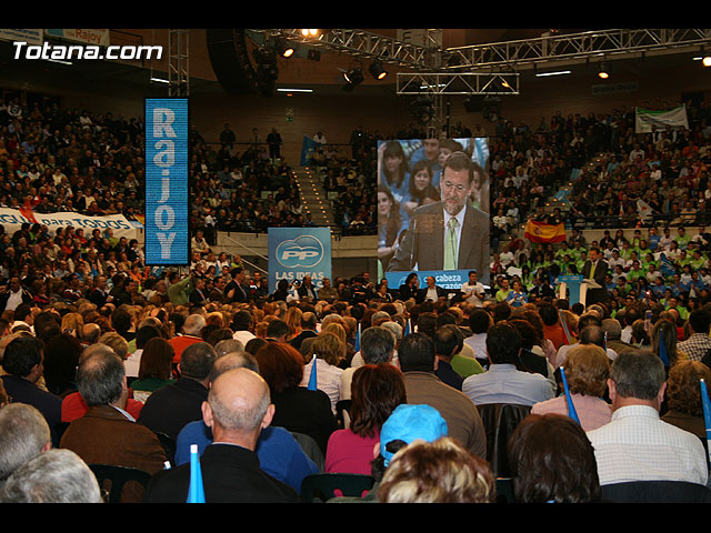 Mitin central de campaña PP Rajoy en Murcia - Elecciones 2008 - 203
