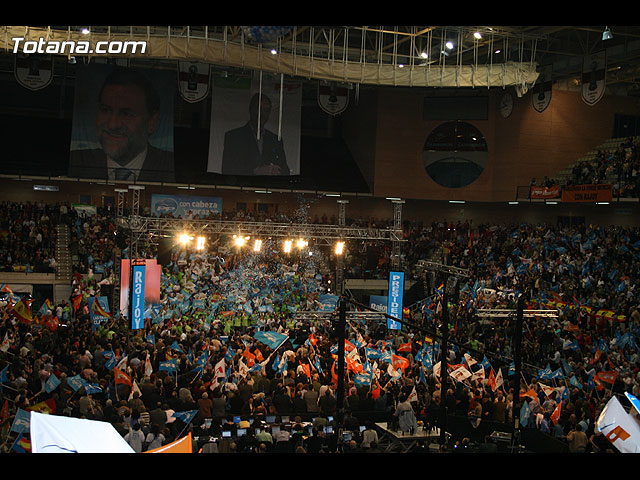 Mitin central de campaña PP Rajoy en Murcia - Elecciones 2008 - 209