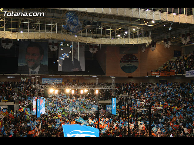 Mitin central de campaña PP Rajoy en Murcia - Elecciones 2008 - 210