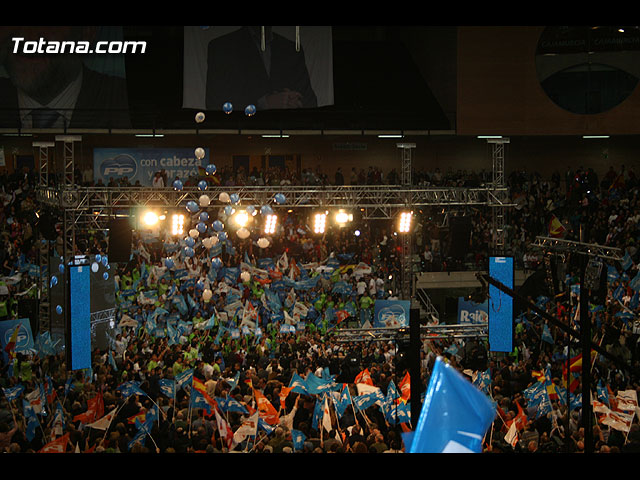 Mitin central de campaña PP Rajoy en Murcia - Elecciones 2008 - 211