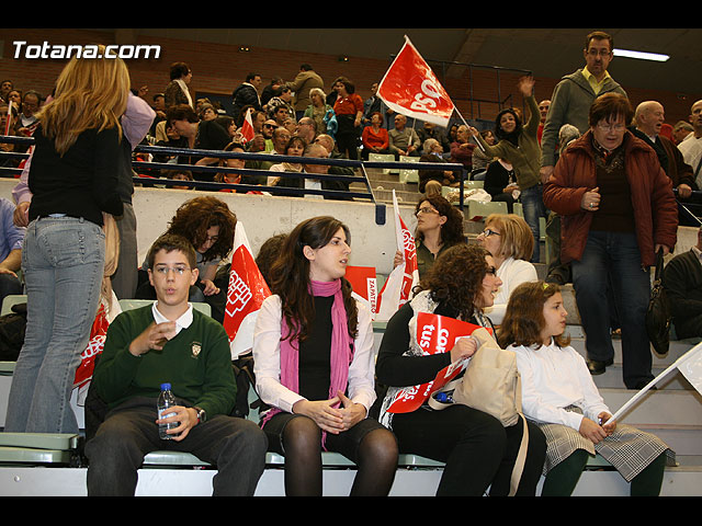 Mitin central de campaña PSOE Zapatero en Murcia - Elecciones 2008 - 20