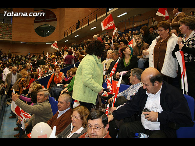 Mitin central de campaña PSOE Zapatero en Murcia - Elecciones 2008 - 29