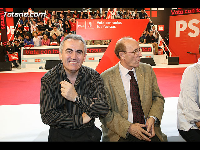 Mitin central de campaña PSOE Zapatero en Murcia - Elecciones 2008 - 68
