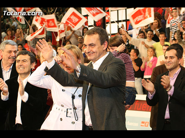 Mitin central de campaña PSOE Zapatero en Murcia - Elecciones 2008 - 219