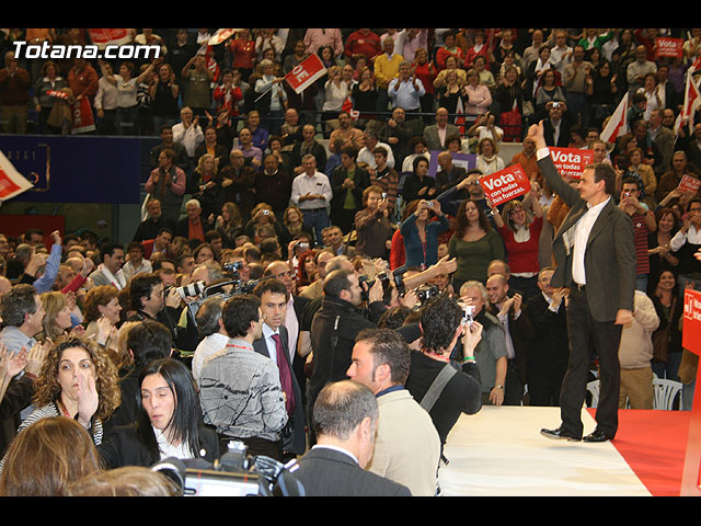 Mitin central de campaña PSOE Zapatero en Murcia - Elecciones 2008 - 222