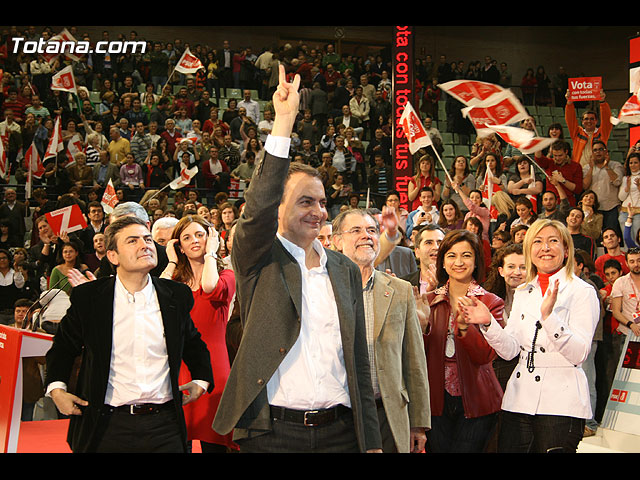 Mitin central de campaña PSOE Zapatero en Murcia - Elecciones 2008 - 227