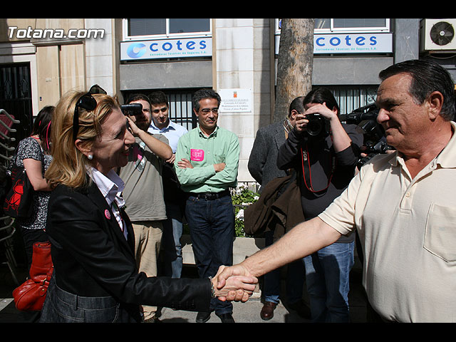 Rosa Dez (UPyD) visit Murcia. Elecciones Generales 2008 - 12
