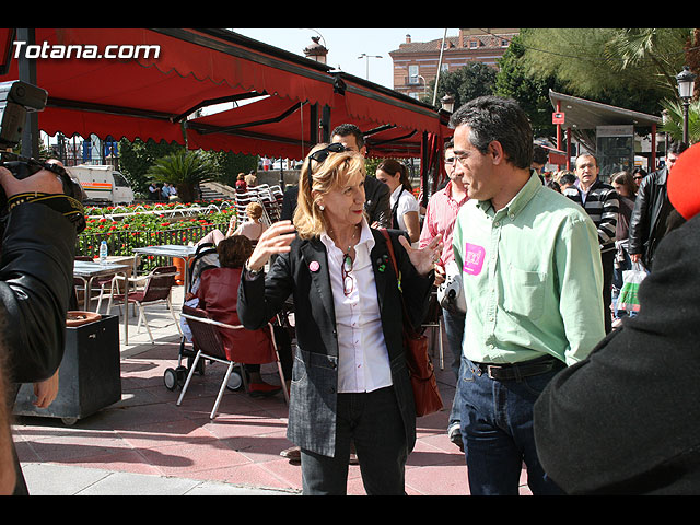 Rosa Dez (UPyD) visit Murcia. Elecciones Generales 2008 - 14