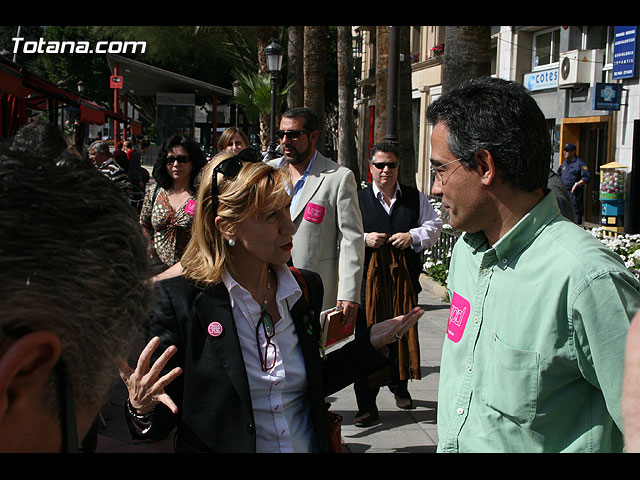 Rosa Dez (UPyD) visit Murcia. Elecciones Generales 2008 - 15