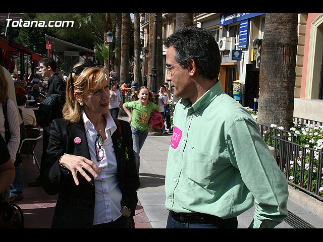 Rosa Dez (UPyD) visit Murcia. Elecciones Generales 2008 - 16