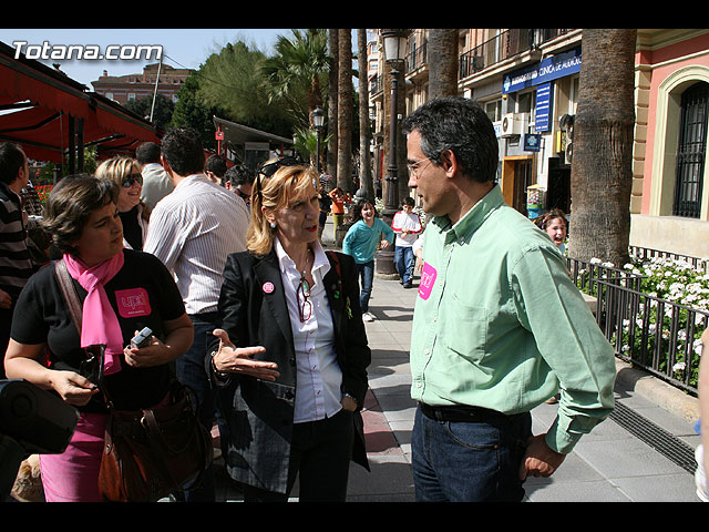 Rosa Dez (UPyD) visit Murcia. Elecciones Generales 2008 - 17
