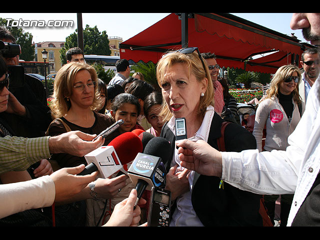 Rosa Dez (UPyD) visit Murcia. Elecciones Generales 2008 - 20