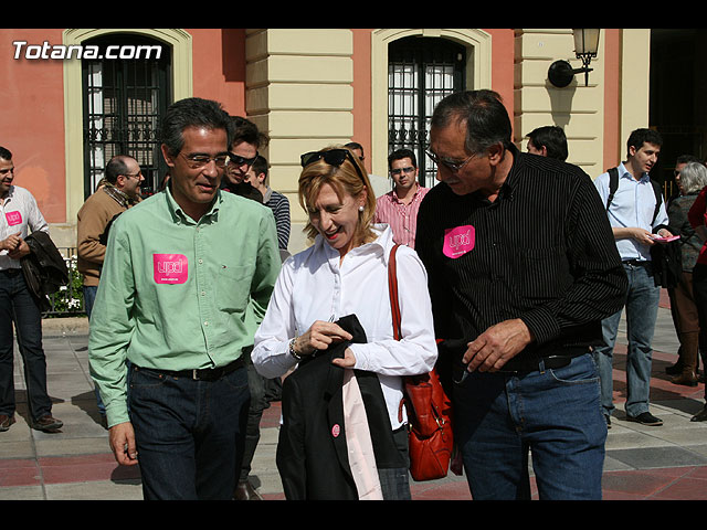 Rosa Dez (UPyD) visit Murcia. Elecciones Generales 2008 - 28