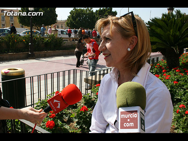 Rosa Dez (UPyD) visit Murcia. Elecciones Generales 2008 - 30