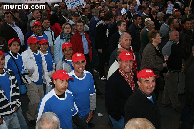 Cientos de miles de personas se manifiestan en Murcia a favor del trasvase - 256