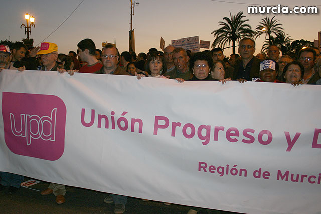 Cientos de miles de personas se manifiestan en Murcia a favor del trasvase - 307