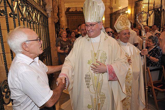 Toma de posesin del nuevo obispo de la dicesis de Cartagena, Jos Manuel Lorca Planes, en la Catedral de Murcia - 206