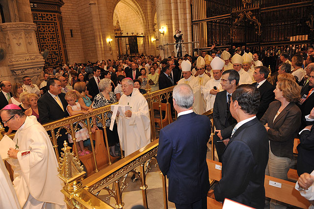 Toma de posesin del nuevo obispo de la dicesis de Cartagena, Jos Manuel Lorca Planes, en la Catedral de Murcia - 210