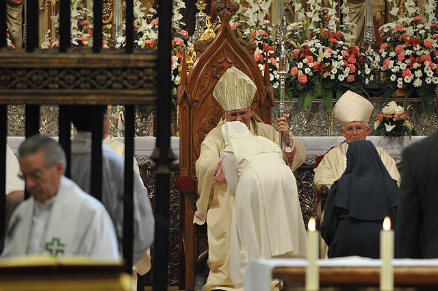 Toma de posesin del nuevo obispo de la dicesis de Cartagena, Jos Manuel Lorca Planes, en la Catedral de Murcia - 260