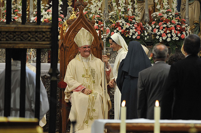 Toma de posesin del nuevo obispo de la dicesis de Cartagena, Jos Manuel Lorca Planes, en la Catedral de Murcia - 261