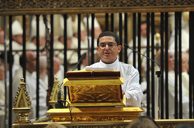 Toma de posesin del nuevo obispo de la dicesis de Cartagena, Jos Manuel Lorca Planes, en la Catedral de Murcia - 271