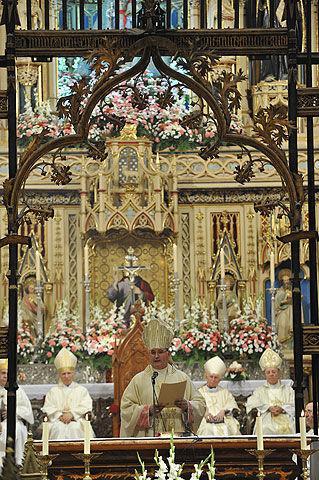 Toma de posesin del nuevo obispo de la dicesis de Cartagena, Jos Manuel Lorca Planes, en la Catedral de Murcia - 281