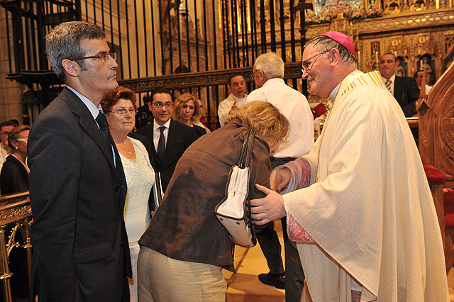 Toma de posesin del nuevo obispo de la dicesis de Cartagena, Jos Manuel Lorca Planes, en la Catedral de Murcia - 370
