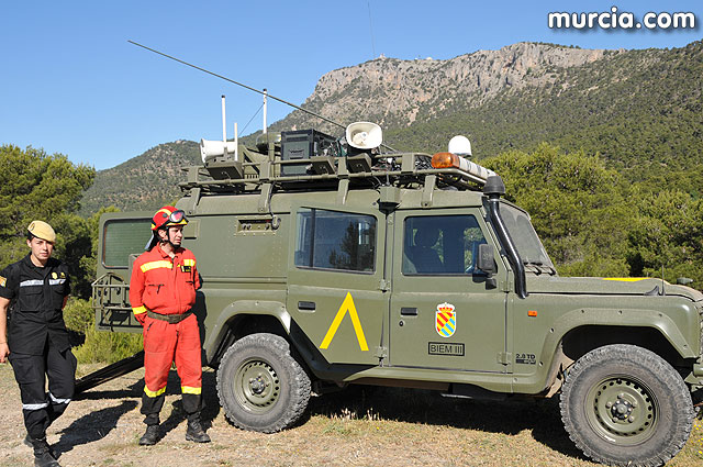 Doscientos efectivos en Sierra Espuña participaron en un simulacro de incendio - 11