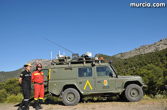 Doscientos efectivos en Sierra Espuña participaron en un simulacro de incendio - 14