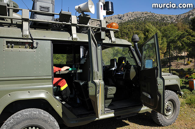 Doscientos efectivos en Sierra Espuña participaron en un simulacro de incendio - 77
