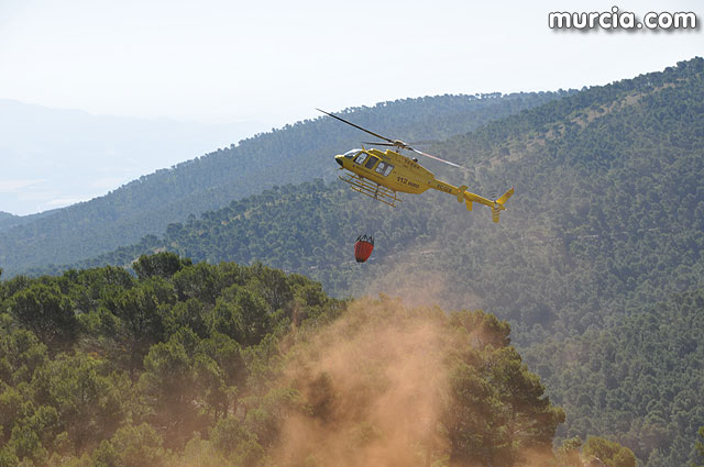 Doscientos efectivos en Sierra Espuña participaron en un simulacro de incendio - 81