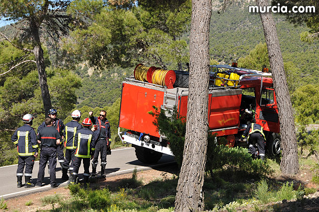 Doscientos efectivos en Sierra Espuña participaron en un simulacro de incendio - 94