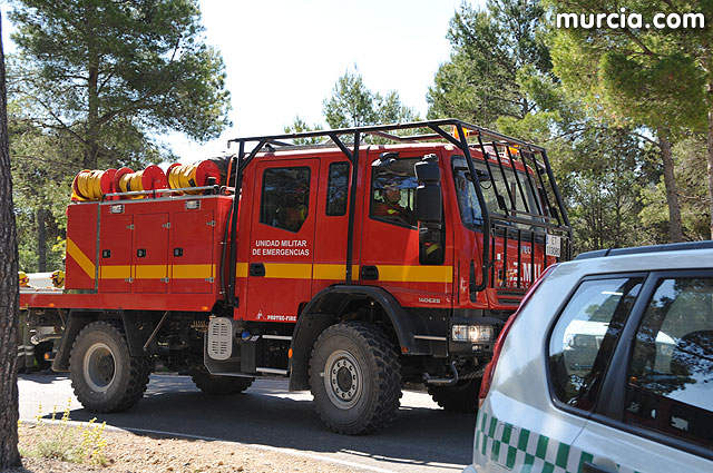 Doscientos efectivos en Sierra Espuña participaron en un simulacro de incendio - 104