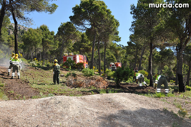 Doscientos efectivos en Sierra Espuña participaron en un simulacro de incendio - 109