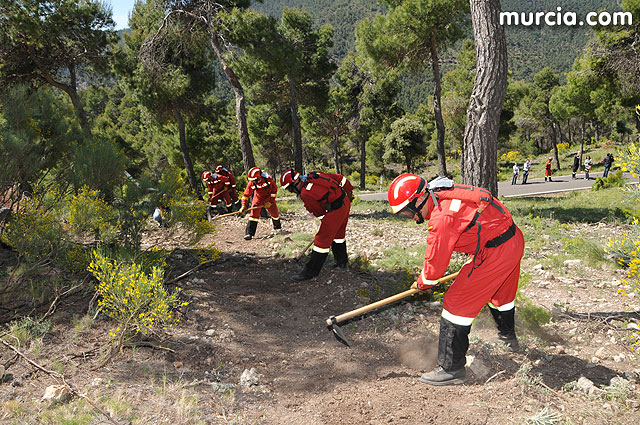 Doscientos efectivos en Sierra Espuña participaron en un simulacro de incendio - 151