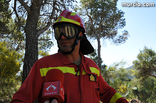 Doscientos efectivos en Sierra Espuña participaron en un simulacro de incendio - 152