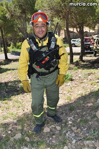 Doscientos efectivos en Sierra Espuña participaron en un simulacro de incendio - 168