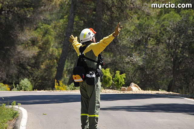 Doscientos efectivos en Sierra Espuña participaron en un simulacro de incendio - 172
