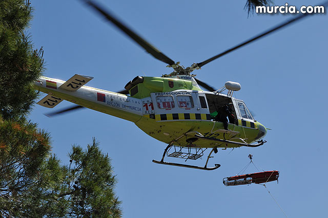 Doscientos efectivos en Sierra Espuña participaron en un simulacro de incendio - 188
