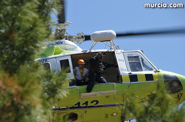 Doscientos efectivos en Sierra Espuña participaron en un simulacro de incendio - 213