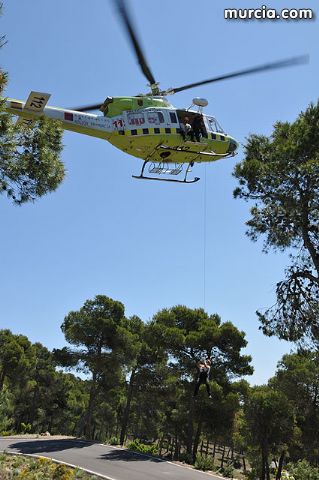 Doscientos efectivos en Sierra Espuña participaron en un simulacro de incendio - 215