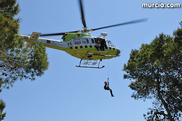 Doscientos efectivos en Sierra Espuña participaron en un simulacro de incendio - 216