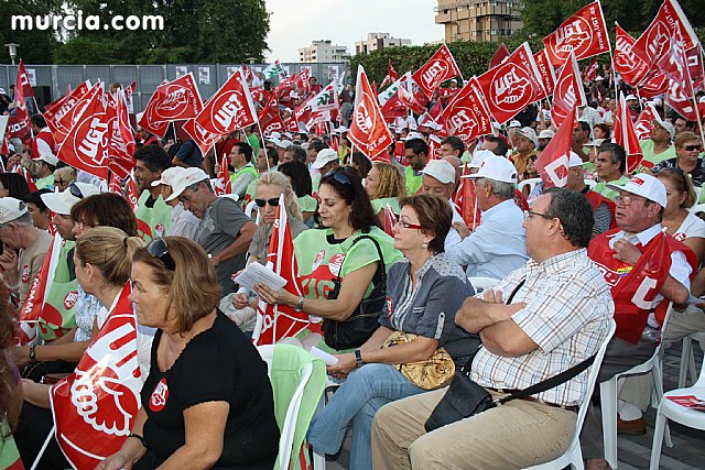 Acto de UGT y CCOO preparatorio de la huelga general del 29 de septiembre - 16