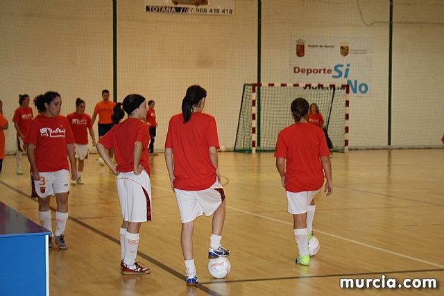Ftbol sala femenino. Seleccin Española - Seleccin Murciana - 19