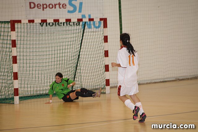 Ftbol sala femenino. Seleccin Española - Seleccin Murciana - 123