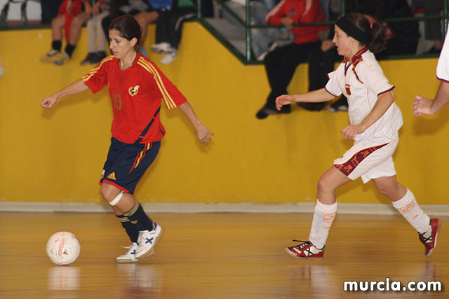 Ftbol sala femenino. Seleccin Española - Seleccin Murciana - 201