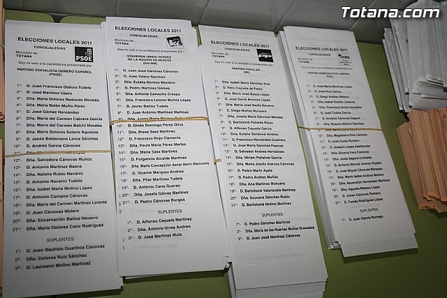 Jornada electoral. Elecciones 22 mayo 2011 - 17