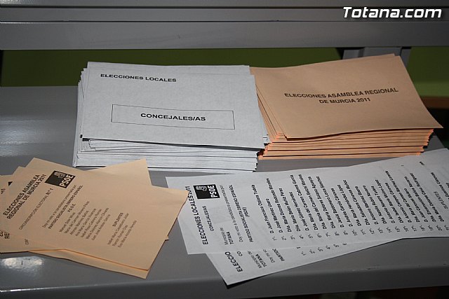 Jornada electoral. Elecciones 22 mayo 2011 - 21