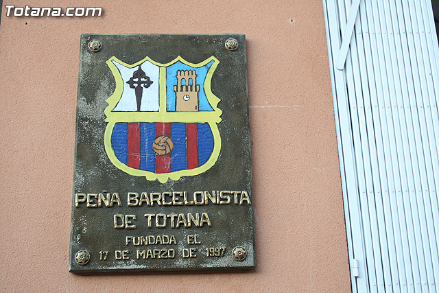 Celebracin del ttulo de Liga. FC Barcelona. Totana 2010 - 2