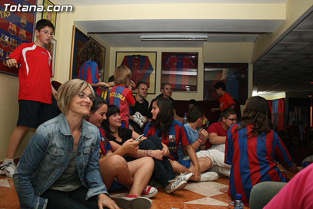 Celebracin del ttulo de Liga. FC Barcelona. Totana 2010 - 22